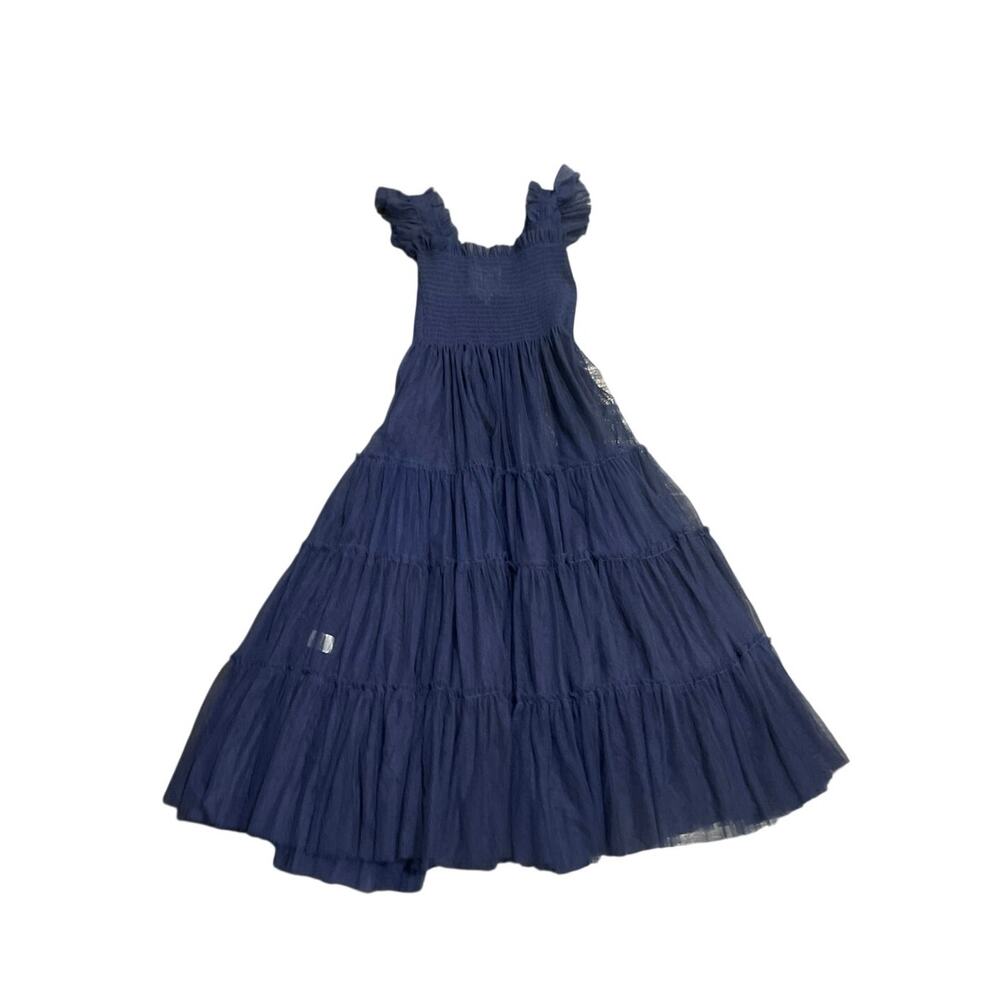 Hill House Home The Collector's Edition Ellie Nap Dress Blue Tulle Smoked Bodice